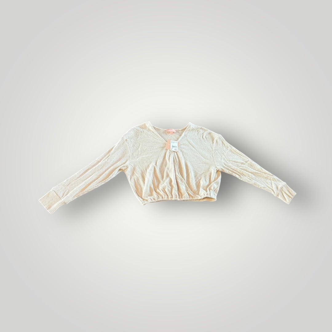 Vera Striped Long Sleeve Top Size Medium